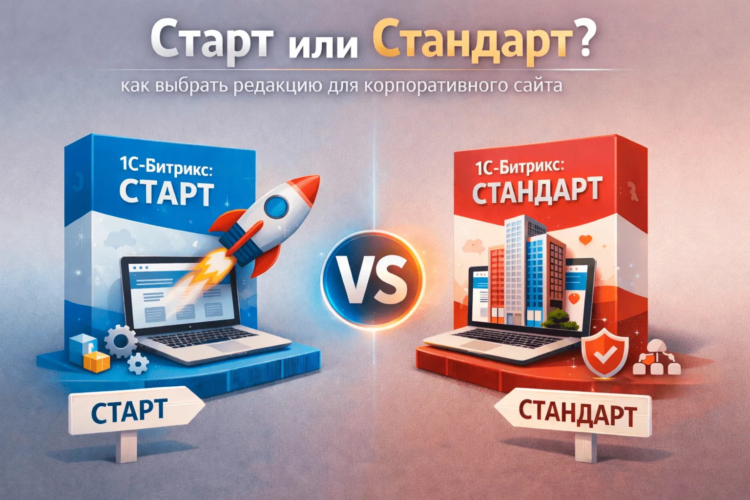 Старт или Стандарт: как выбрать редакцию для корпоративного сайта в Биробиджане